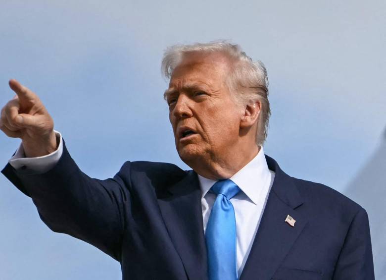 El presidente de Estados Unidos, Donald Trump. FOTO: AFP