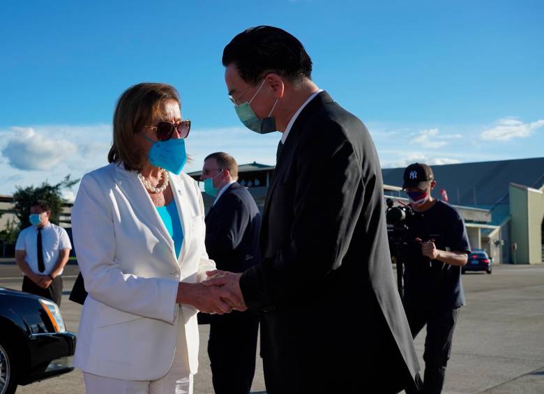Nancy Pelosi prometió durante su estancia en Taiwán que Estados Unidos “no abandonará” la isla. FOTO: EFE
