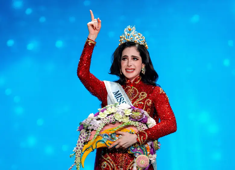Fátima Bosch, de México, ganó el concurso de Miss Universo en medio de las polémicas. FOTO Getty