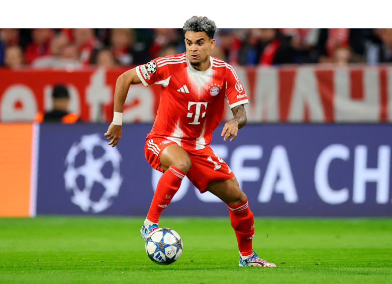 Luis Díaz suma 6 goles (5 en Bundesliga) con el Bayern Múnich alemán en los 10 partidos que ha disputado. Registra 4 asistencias. FOTO GETTY 