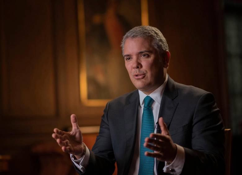 Iván Duque pidió que los narcos expliquen las rutas, los proveedores y canales de distribución. FOTO CORTESÍA