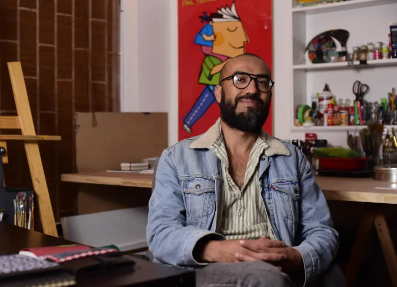 Dipacho es el seudónimo del autor Diego Francisco Sánchez Rodríguez, destacado ilustrador y escritor colombiano. Foto: Juan Pablo Nieto Oliveros