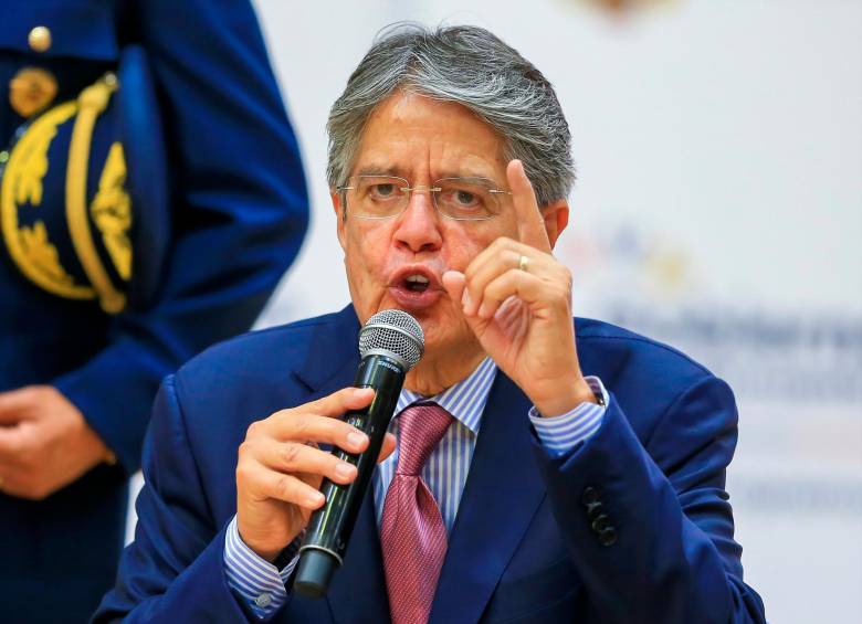 El presidente ecuatoriano, Guillermo Lasso, se sometió en Estados Unidos a una cirugía de párpado. FOTO ARCHIVO