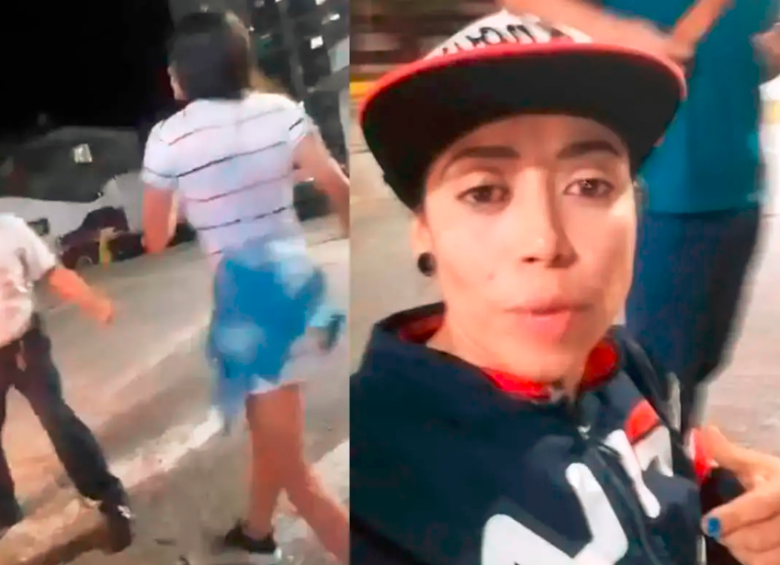 La deportista Erika Vásquez denunció haber sido víctima de discriminación por parte de conductor al momento de tomar el transporte. Foto: Captura de pantalla de video compartido por CNC Noticias en cuenta de Instagram. 