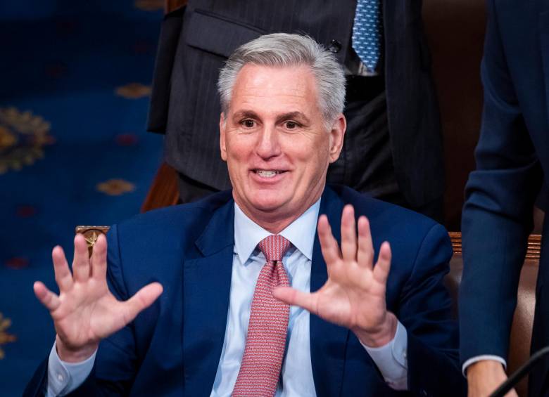 McCarthy, legislador por California y líder de las filas republicanas desde 2014, ya había anticipado antes de la apertura de la nueva legislatura que no contaba con los 218 votos necesarios. Foto EFE.