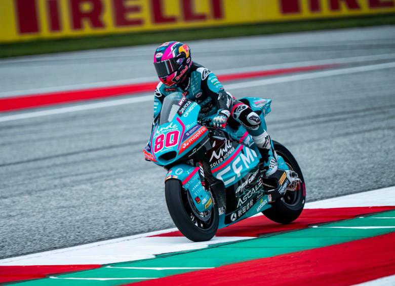 David Alonso marcó el sexto mejor tiempo en los libres de Spielberg. FOTO: X AsparTeam