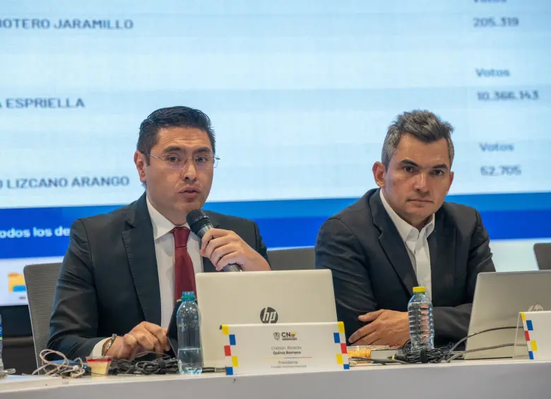 Primera vuelta presidencial en Colombia 2026, resultados finales confirmados por el CNE. Foto: Consejo Nacional Electoral