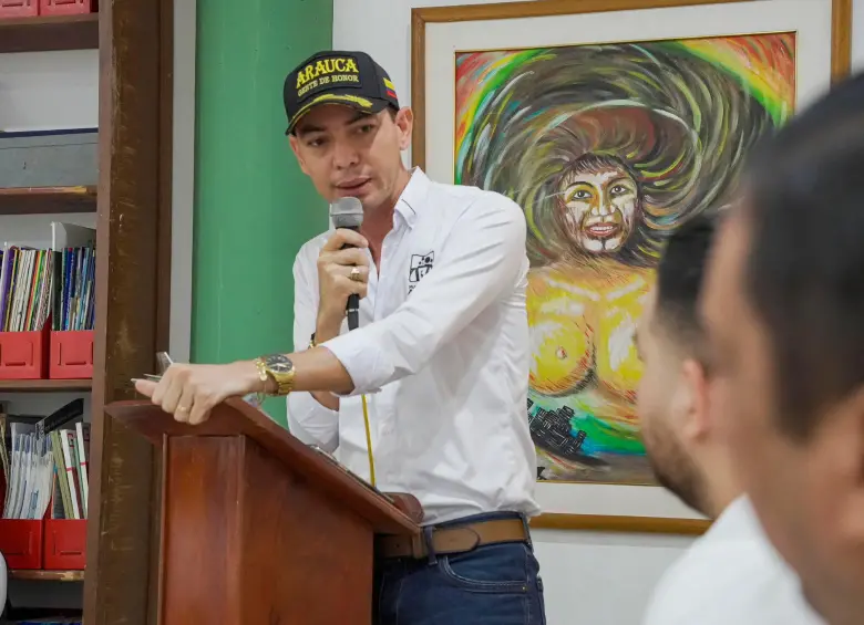 Juan Alfredo Qüenza, alcalde de Arauca. FOTO: Tomada de X @alcaldiaarauca