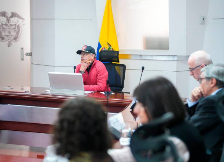 En la tarde de este jueves, Presidencia de la República informé de la reunión del presidente Petro con la junta del Emisor. FOTO tomada de X