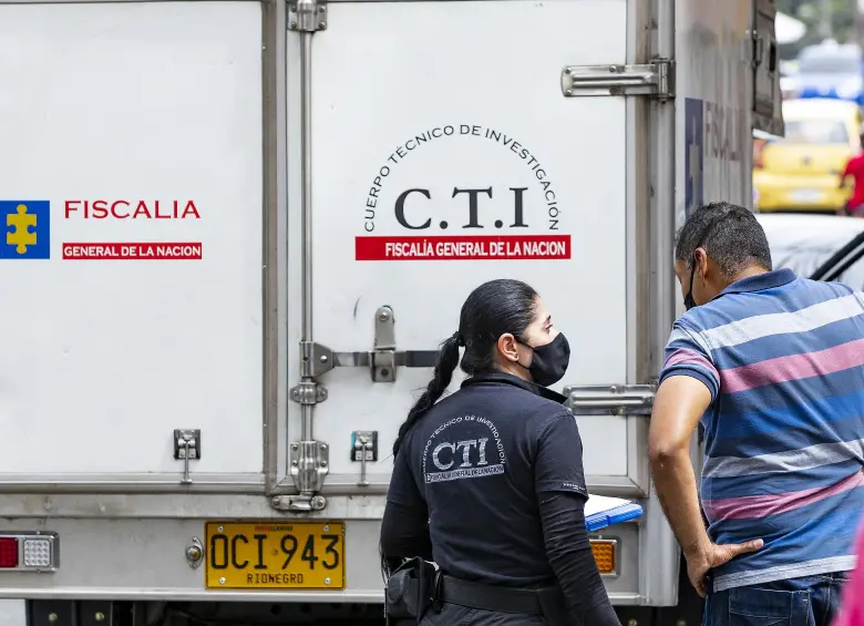 Fotografía para ilustrar un homicidio en Medellín. FOTO: Jaime Pérez