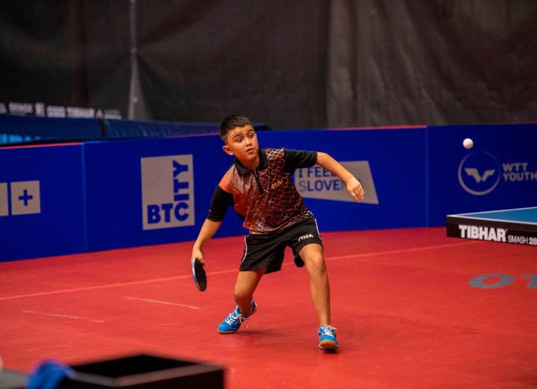 Emanuel Otálvaro, durante la final en Portugal. El próximo reto del paisa será en Singapur. FOTO cortesía WTTGoa 