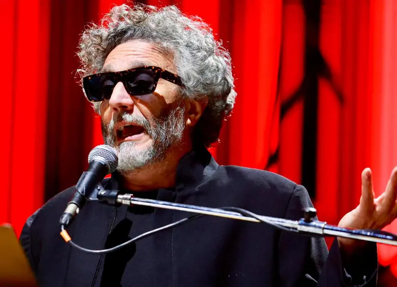 Fito Páez se presentó este martes 9 de junio en Medellín, en el marco de su gira Sale el Sol. FOTO Manuel Saldarriaga