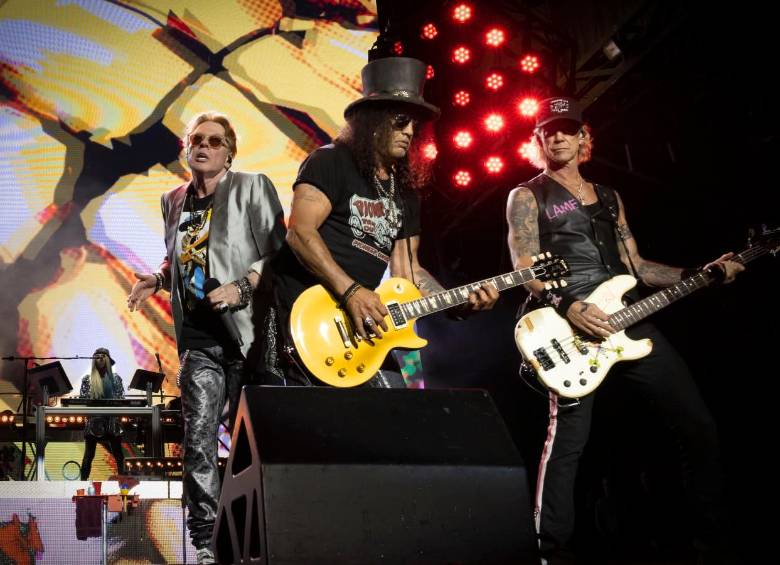 Gun’s N’ Roses vendrá por segunda vez a Medellín. FOTO Cortesía