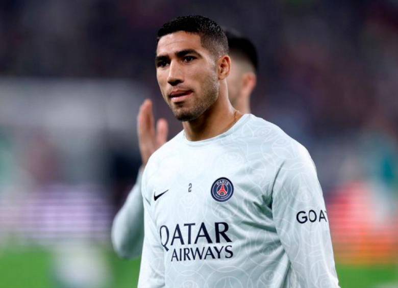 El lateral del PSG, Achraf Hakimi, fue acusado formalmente por violación FOTO GETTY