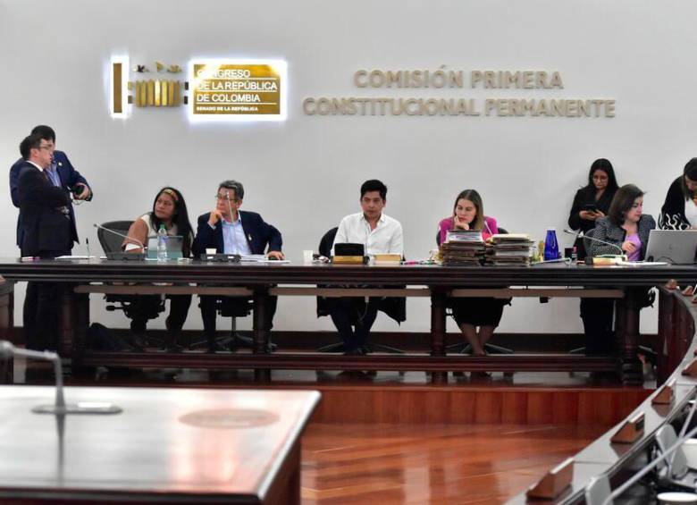 La iniciativa recibió el primer espaldarazo de la Comisión Primera del Senado. FOTO: COLPRENSA