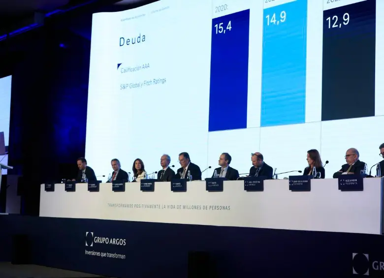 Accionistas de Grupo Argos aprobaron pagos de dividendos en cuatro cuotas desde abril de 2026. FOTO: Camilo Suárez