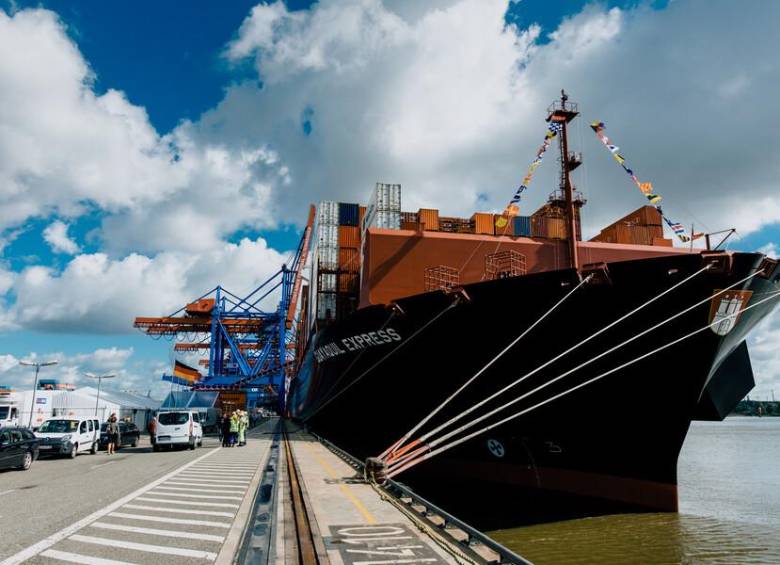 Contenedores con productos de Colombia con destino al mercado europeo. FOTO: Colprensa.