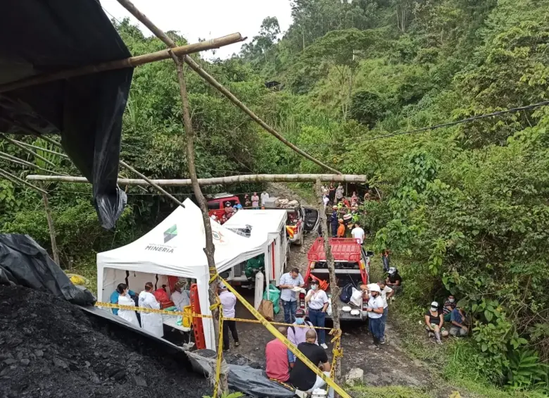 Mineros en Amagá, Antioquia (Colprensa-Agencia Nacional Minera).