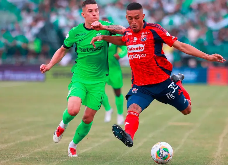 Independiente Medellín y Atlético Nacional empataron en un nuevo clásico paisa. FOTO MANUEL SALDARRIAGA