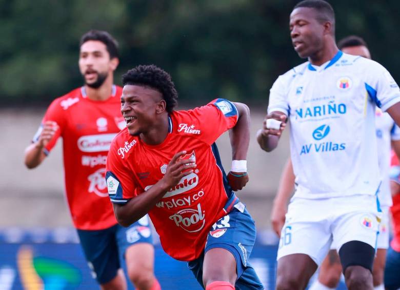 Jhan Mena logró su primer gol como profesional. FOTO MANUEL SALDARRIAGA