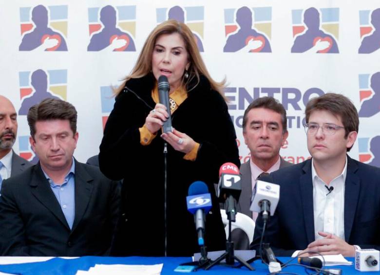 Nubia Stella Martínez, directora del Centro Democrático, denunció ante la Fiscalía General de la Nación esta suplantación de dice haber sido víctima. FOTO COLPRENSA