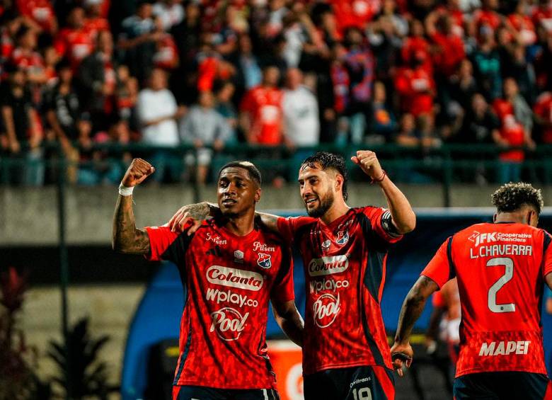 El Medellín consiguió una victoria importante en el estadio metropolitano de Ditaires. Foto: Colprensa