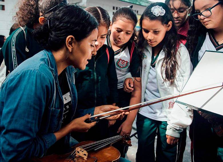 La Filarmónica de Medellín se ha preocupado por los programas sociales. Foto cortesía Filarmed.