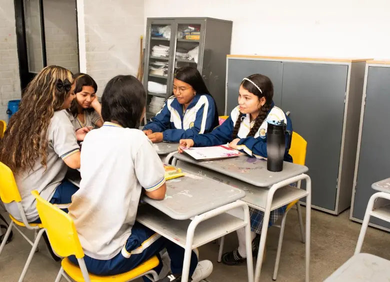 Medellín aumentó su puntaje de 3,29 a 4,86 en la evaluación del Ministerio de Educación Nacional, un indicador de mejora en la gestión del sistema educativo. FOTO: Cortesía