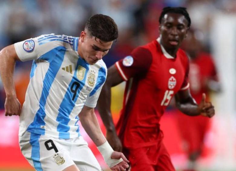 Argentina le ganó a Canadá 2-0 y avanzó a la final de la Copa América que se disputará el domingo 14 de julio en Miami. Foto: Conmebol