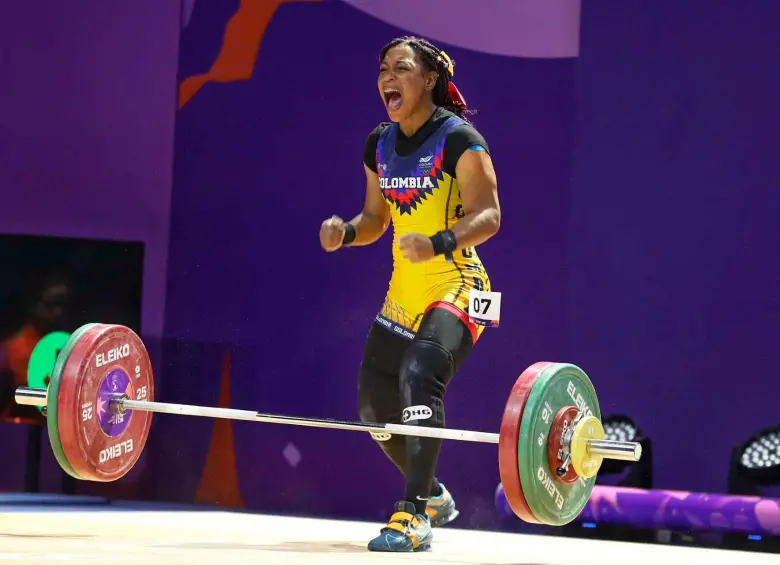 La pesista Gellen Torres campeona de los Juegos Panamericanos Junior Asunción 2025. FOTO CORTESÍA COMITÉ OLÍMPICO COLOMBIANO