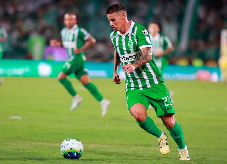 James Rodríguez jugaría su primer partido ante Junior como titular. Hasta ahora, siempre ha iniciado en el banco. FOTO Manuel Saldarriaga