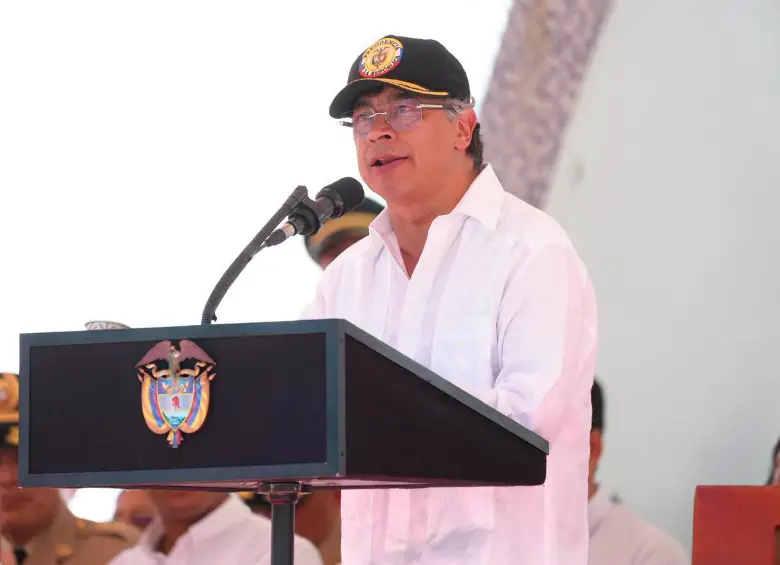 El presidente Gustavo Petro reportó un crecimiento en popularidad de 7 puntos respecto a la última medición de Invamer. FOTO CORTESÍA