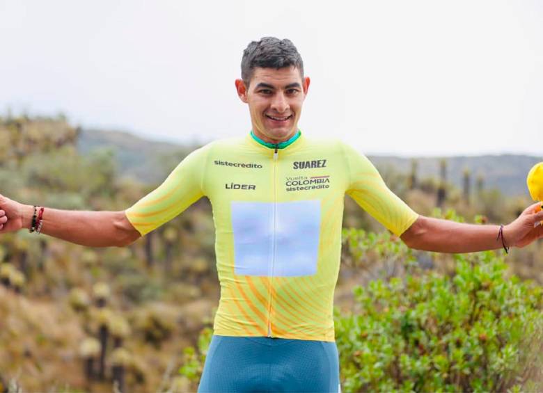 Diego Camargo, nuevo campeón de la Vuelta a Colombia. FOTO CORTESÍA FEDECICLISMO