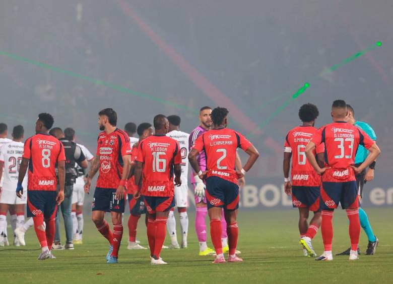 El Deportivo Independiente Medellín aún tiene competencia internacional en esta campaña. El cuadro rojo sigue vivo en la Libertadores. Foto: Manuel Saldarriaga