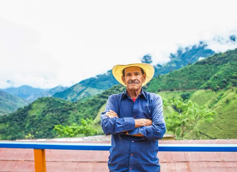 Campesino de la finca El Guamo. Foto: Cristina Rodriguez