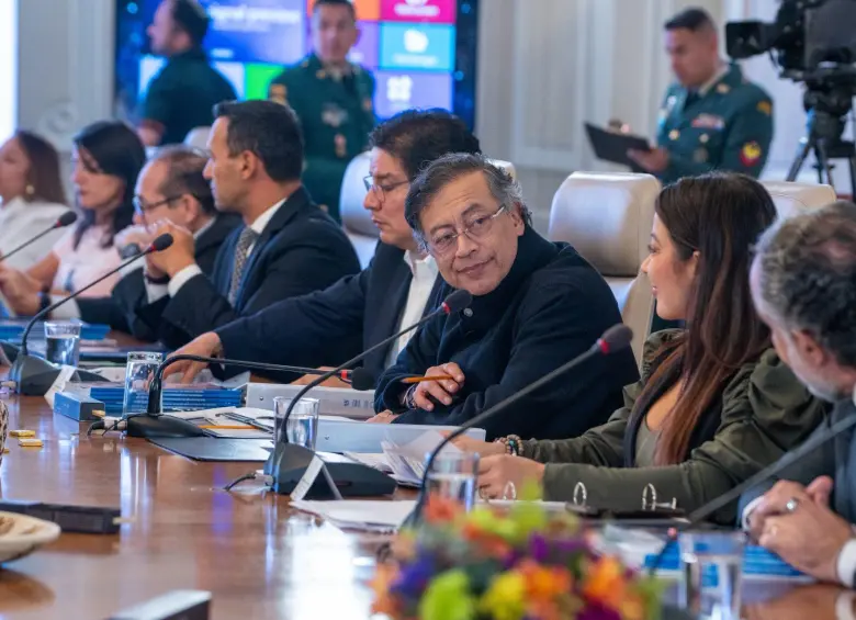 El presidente Gustavo Petro llamó la atención a dos ministras que no asistieron al último Consejo. Foto: Presidencia. 