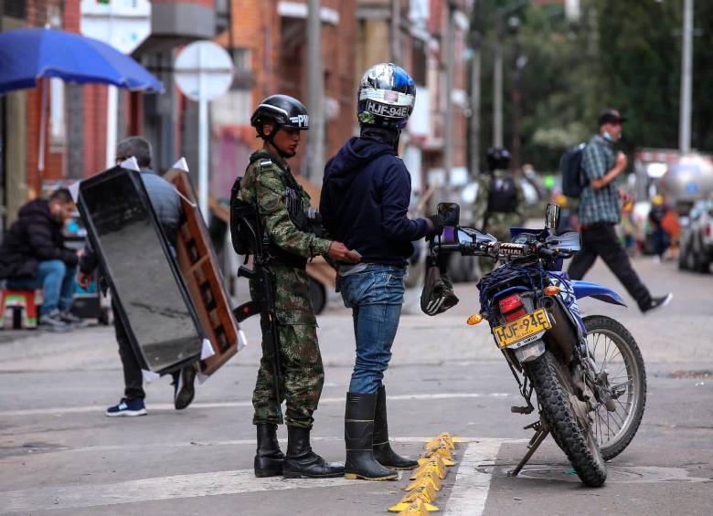 El fusil fue robado este miércoles. FOTO COLPRENSA