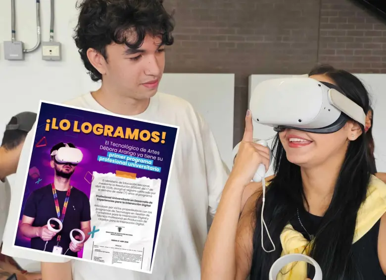 Experiencias digitales que integran arte, tecnología y narrativas contemporáneas. Foto: cortesía Tecnológico de Artes Débora Arango