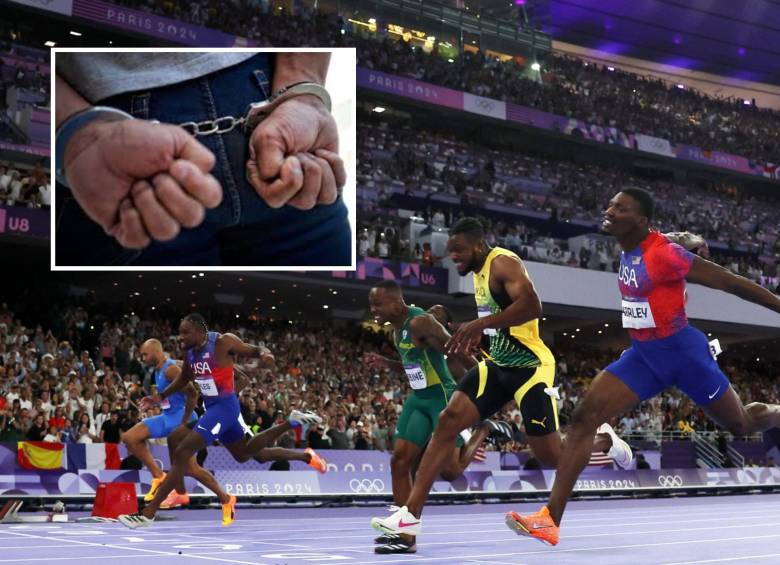 Durante la prueba, el deportista destacado Noah Lyles fue el ganador mientras aseguró decir que no se dio cuenta de lo que pasó. FOTO: JUEGOS OLÍMPICOS Y ARCHIVO