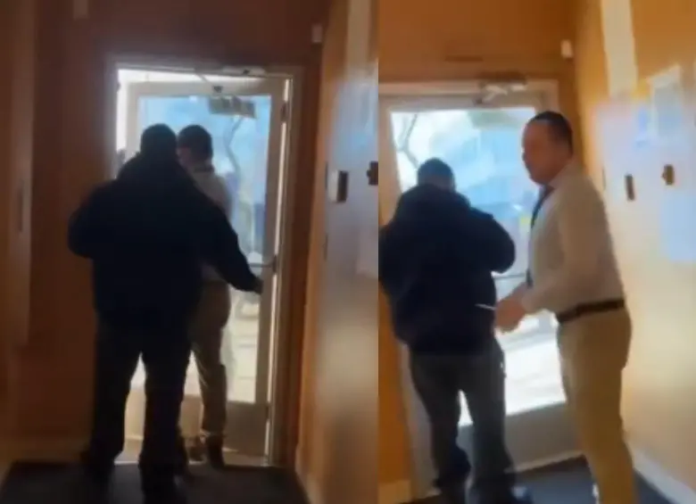 El consulado ecuatoriano en Mineápolis fue escenario de un operativo de ICE que derivó en tensión diplomática con Ecuador. FOTO: captura de video.