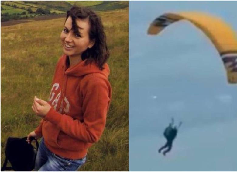 Paulina Pala Biskup, de Polonia, murió tras caer de un parapente en Roldanillo, Valle del Cauca. FOTO: Tomada de redes sociales Paulina Pala Biskup