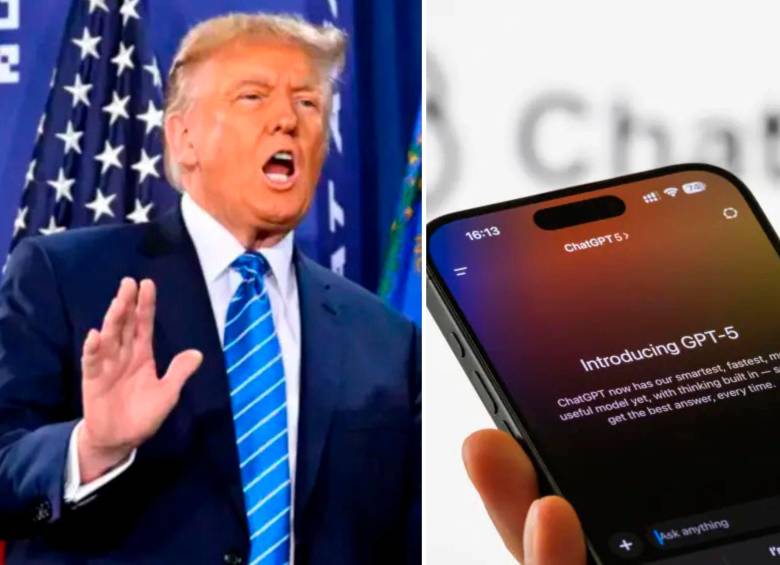 Los aranceles anunciados por Donald Trump y las novedades de la IA ocuparon la agenda de los medios noticiosos y las conversaciones de los ciudadanos. Fotos: Getty.