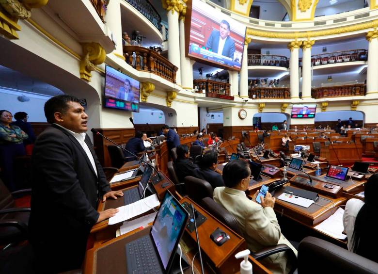 El gobierno presentará al Congreso un nuevo proyecto para adelantar elecciones presidenciales. FOTO CORTESÍA CONGRESO DE PERÚ.