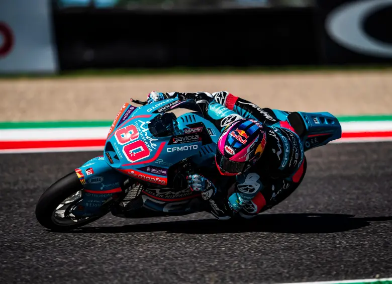 David Alonso es quinto en el Mundial de Moto2. FOTO: X ASPARTEAM