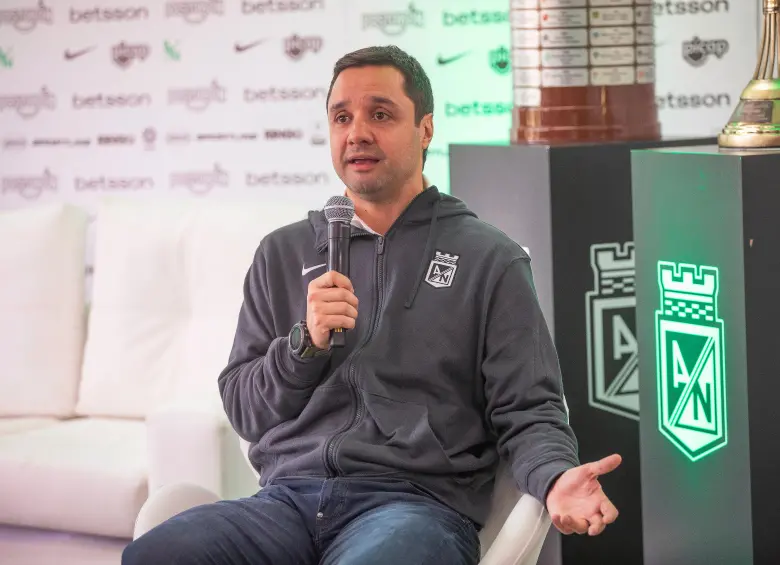 Sebastián Arango Botero fue autocrítico sobre el 2025 que tuvo Nacional. FOTO ESNEYDER GUTIÉRREZ