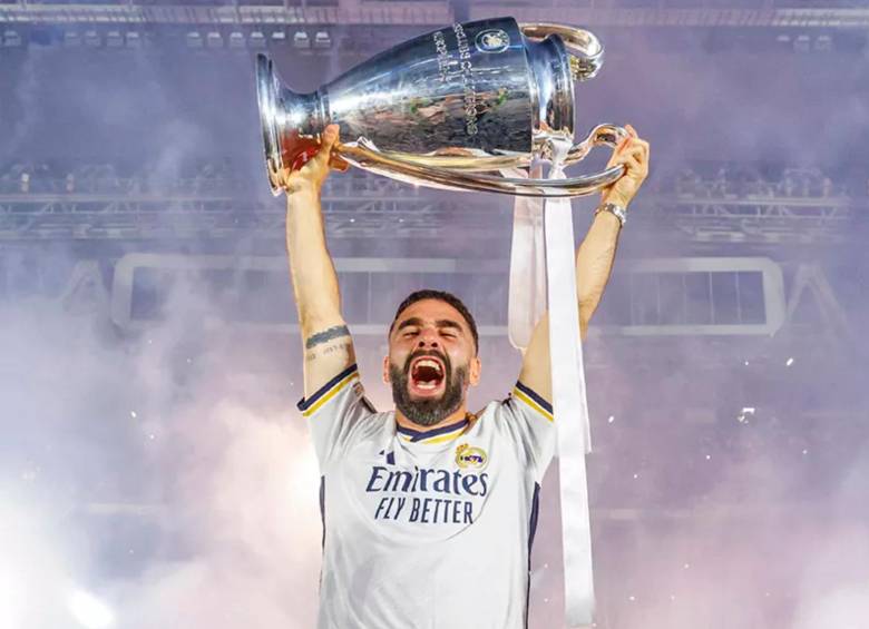 El futbolista español Daniel Carvajal fue capitán del Real Madrid en varias temporadas. Ganó seis Champions con el equipo español. Foto: Real Madrid 