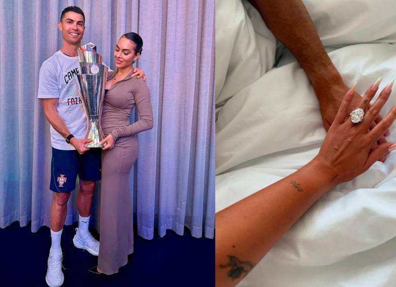 El futbolista portugués Cristiano Ronaldo tiene una relación con Georgina Rodríguez desde 2016. FOTOS: TOMADAS DEL INSTAGRAM DE @Gerogina gio