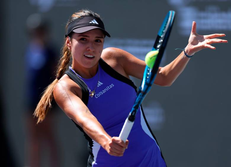 La colombiana María Camila Osorio alcanzó su mejor ranquin en abril de 2022 cuando se ubicó en la casilla 34. Actualmente está en el puesto 89 de la clasificación WTA. FOTO GETTY 