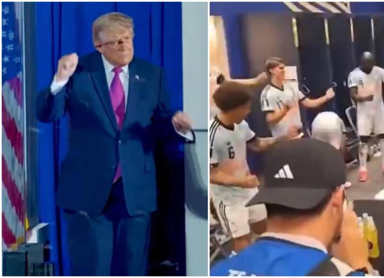 Tras golear 4-1 a Estados Unidos, la selección de Bélgica celebró su pase a cuartos recreando el icónico baile de Donald Trump, desatando una tormenta viral. FOTO: Captura de video de redes sociales 