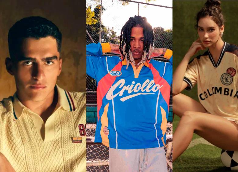 Las camisetas inspiradas en el Mundial dejaron de ser una prenda exclusiva para los partidos y hoy hacen parte de las tendencias de moda urbana en Colombia. FOTOS CORTESÍA